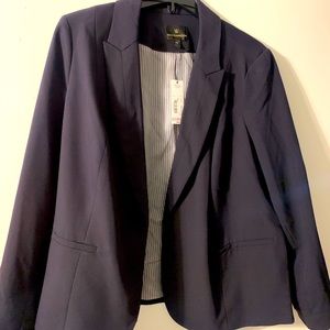NWT Worthington navy women’s blazer size 2X